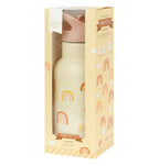 RVS drinkfles: Regenbogen