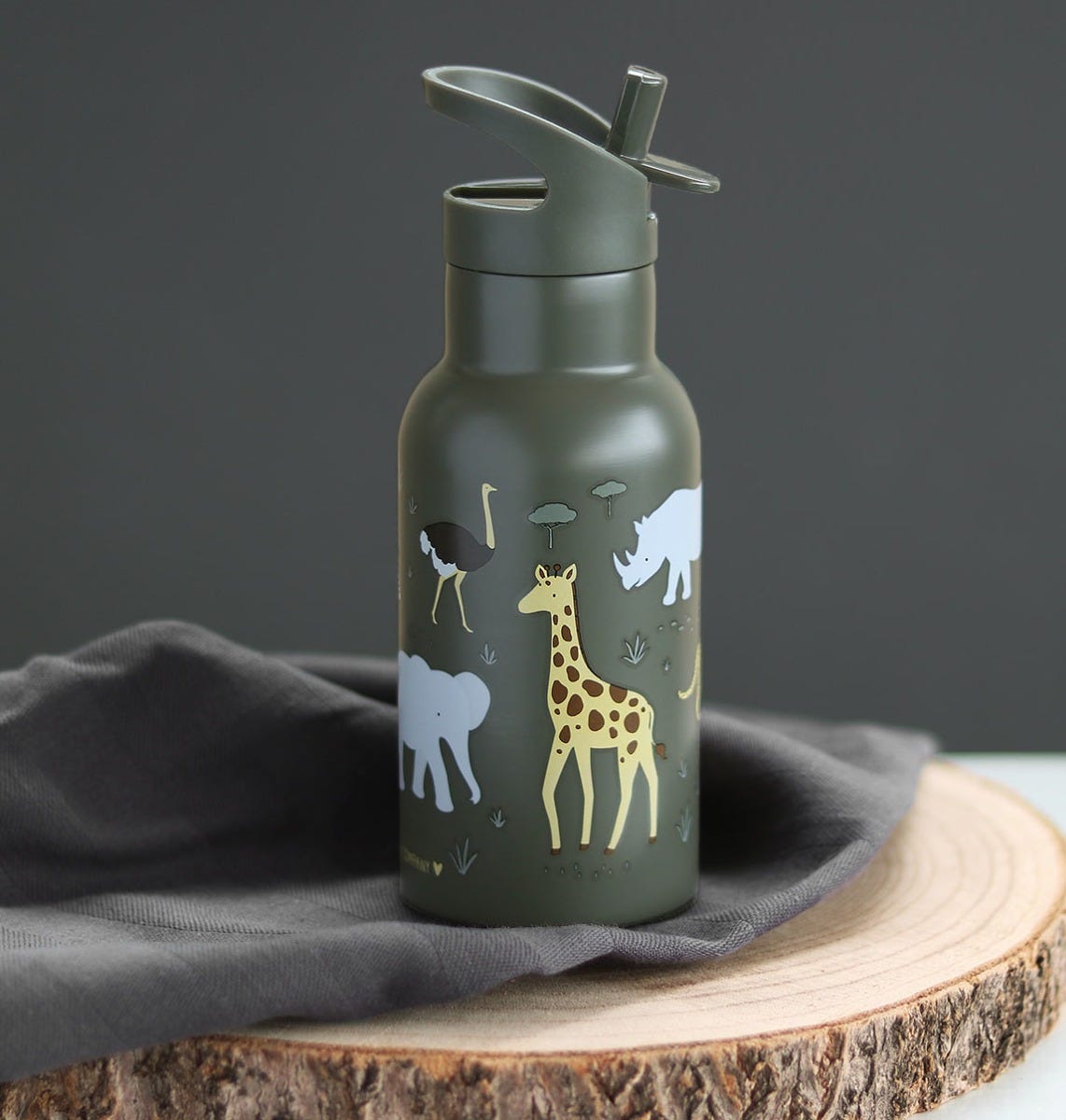 RVS drinkfles: Savanne