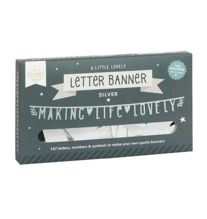 Letter banner: Zilver