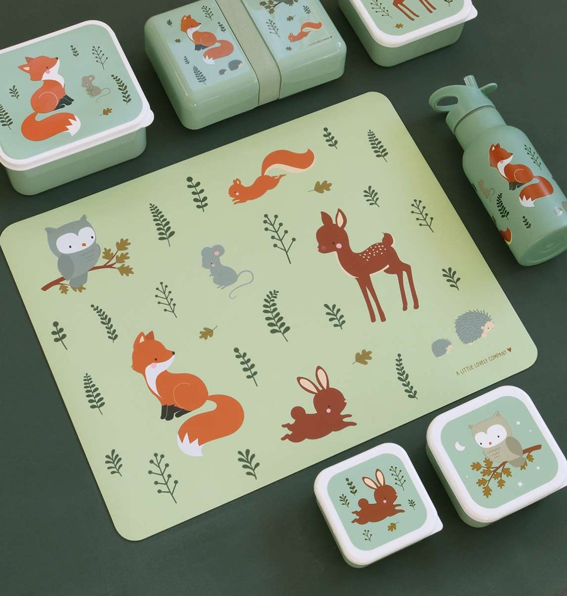 Placemat: Bosvriendjes