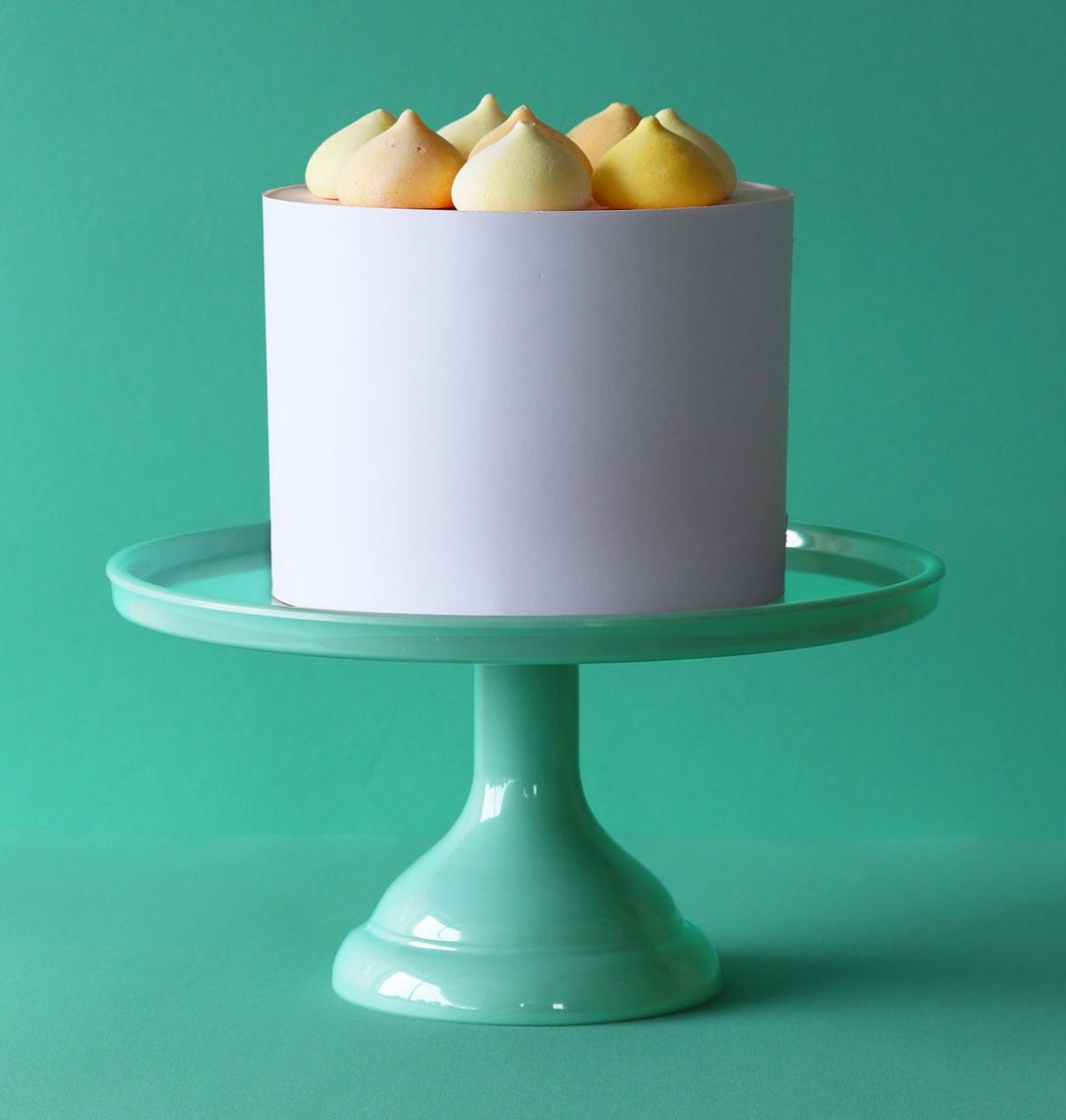 Taartplateau: Klein - mint