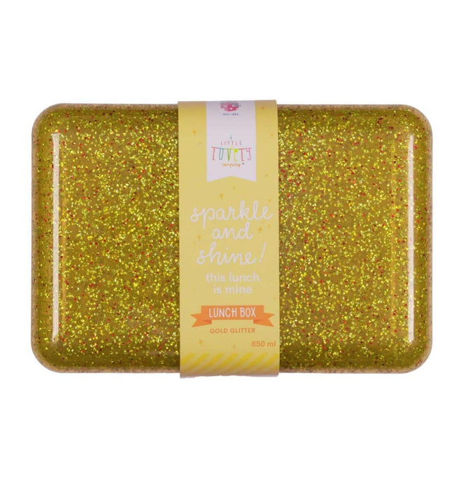 Lunch box: Glitter - goud