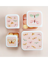 Lunch & snack box set: Vlinders