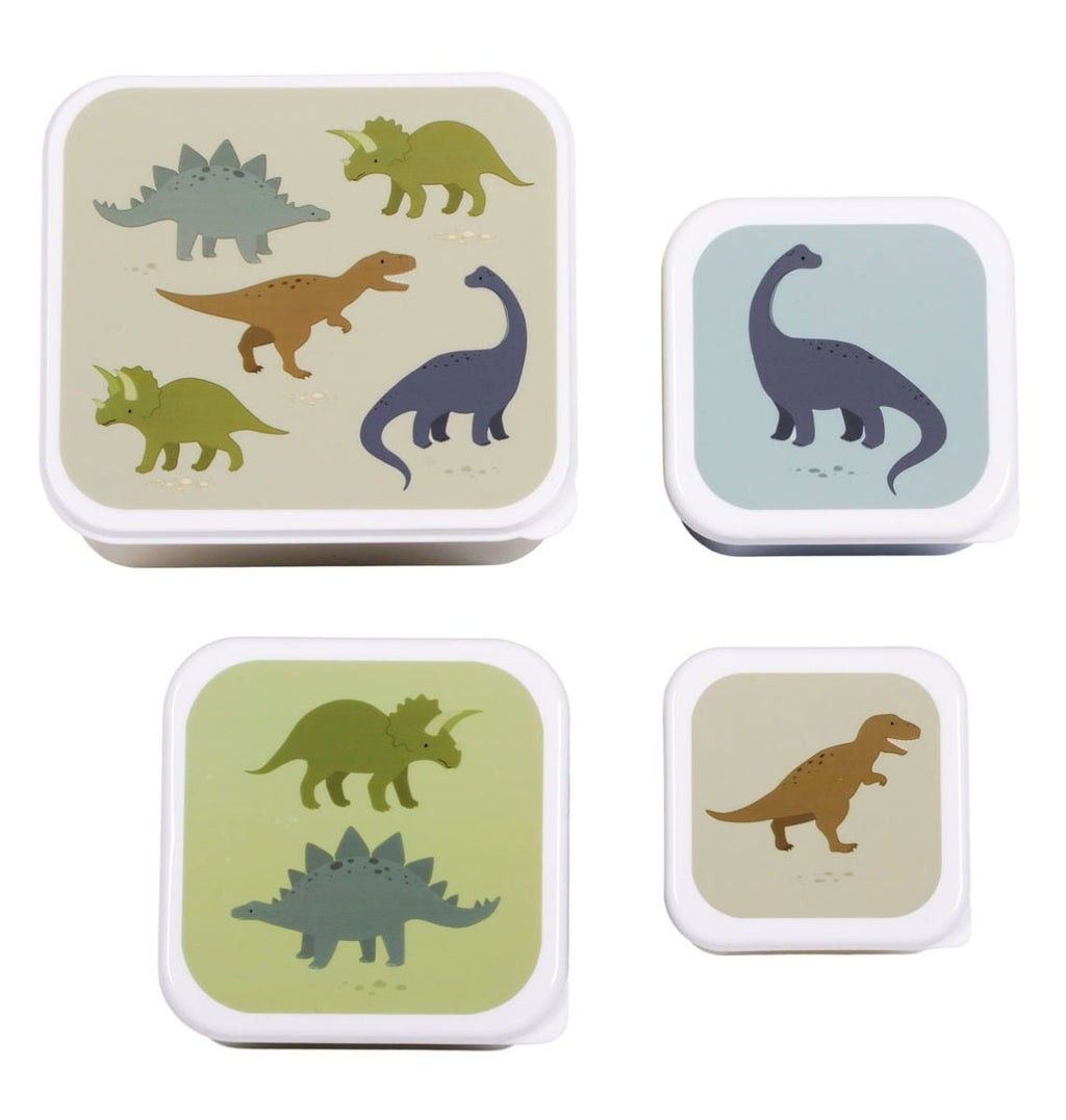 Lunch & snack box set: Dinosaurussen