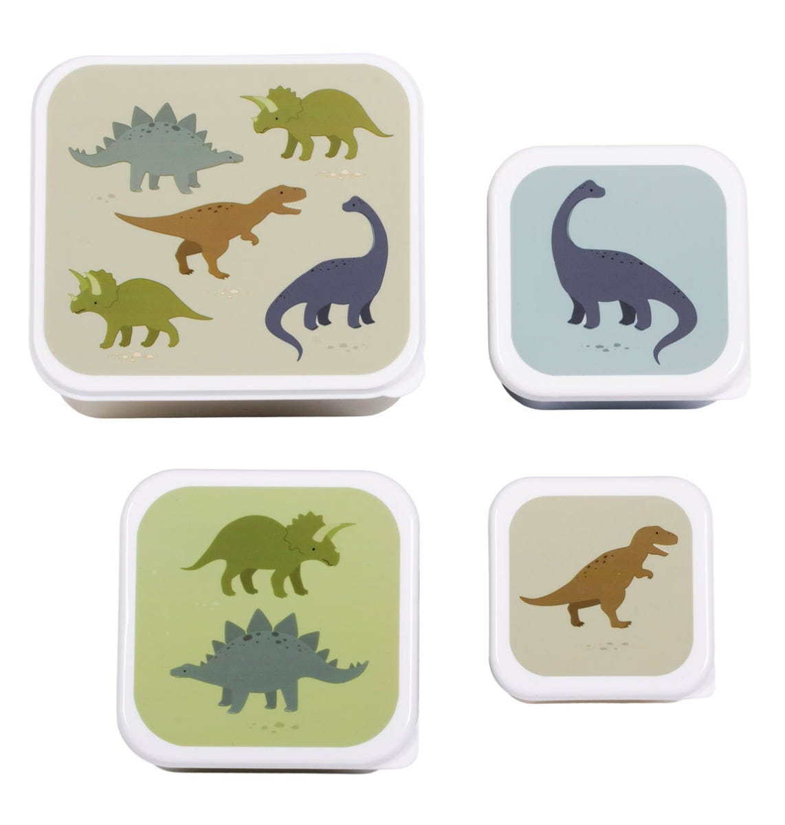 Lunch & snack box set: Dinosaurussen