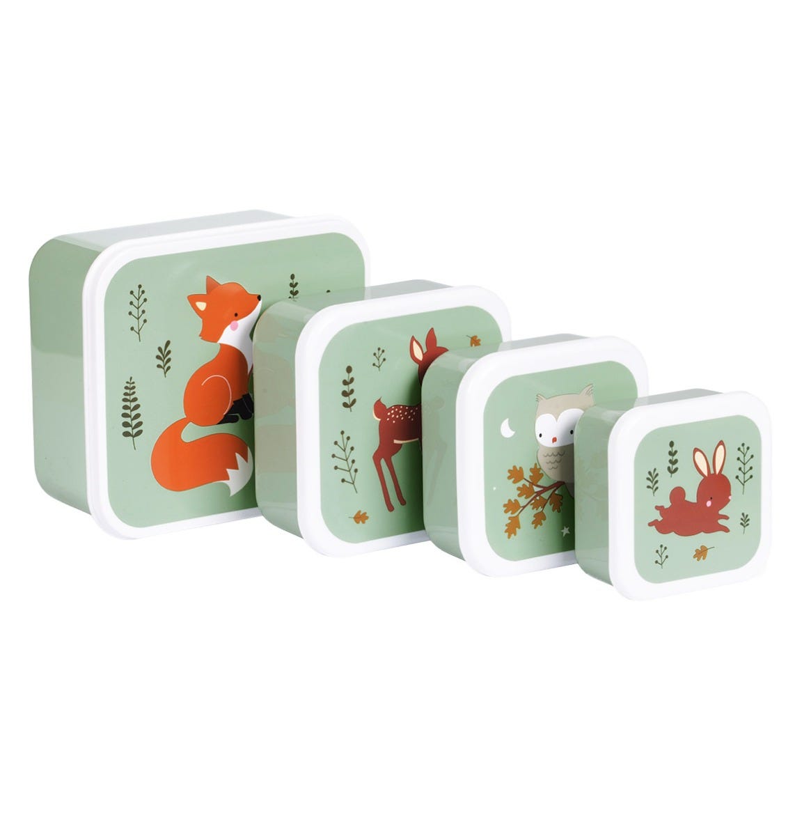 Lunch & snack box set: Bosvriendjes