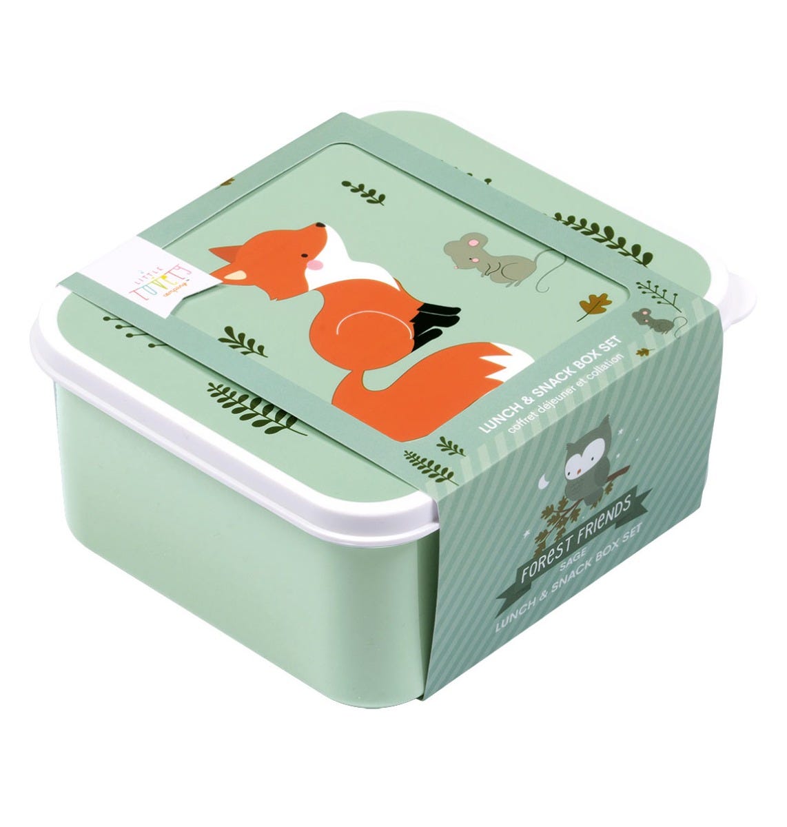 Lunch & snack box set: Bosvriendjes