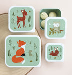 Lunch & snack box set: Bosvriendjes
