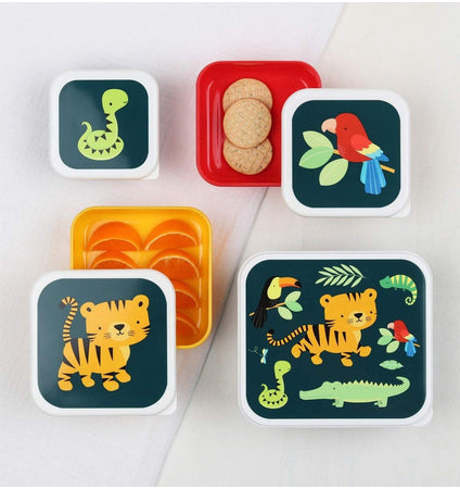 Lunch & snack box set: Jungle tijger