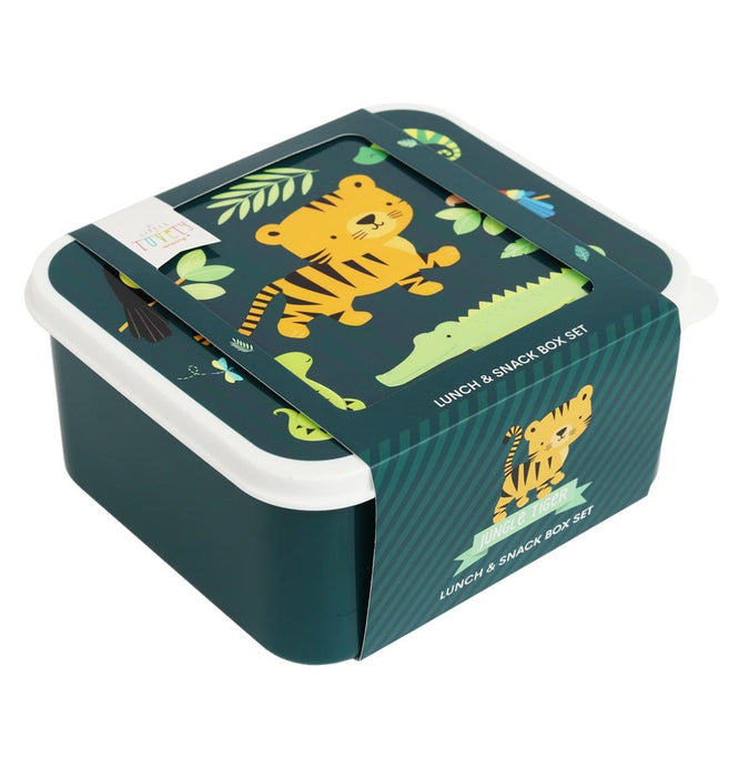 Lunch & snack box set: Jungle tijger