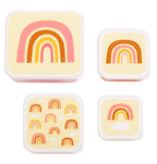 Lunch & snack box set: Regenbogen