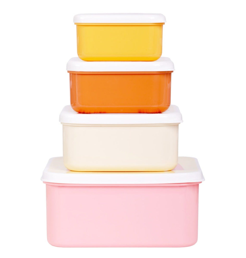 Lunch & snack box set: Regenbogen