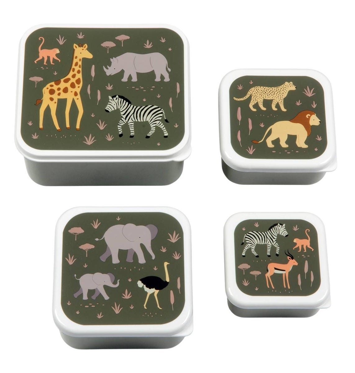 Lunch & snack box set: Savanne