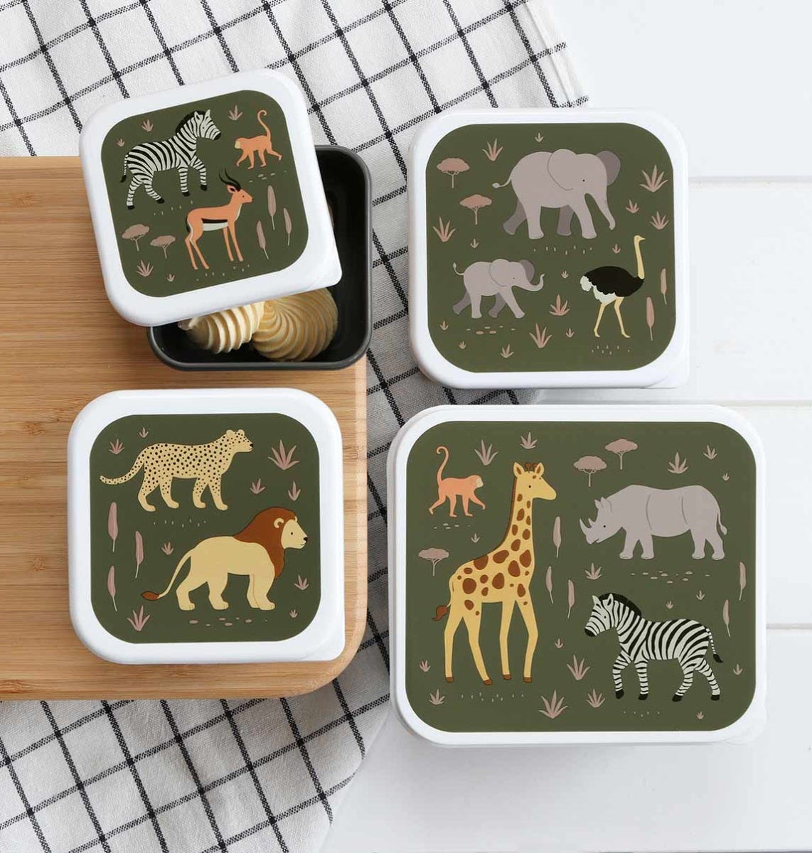 Lunch & snack box set: Savanne