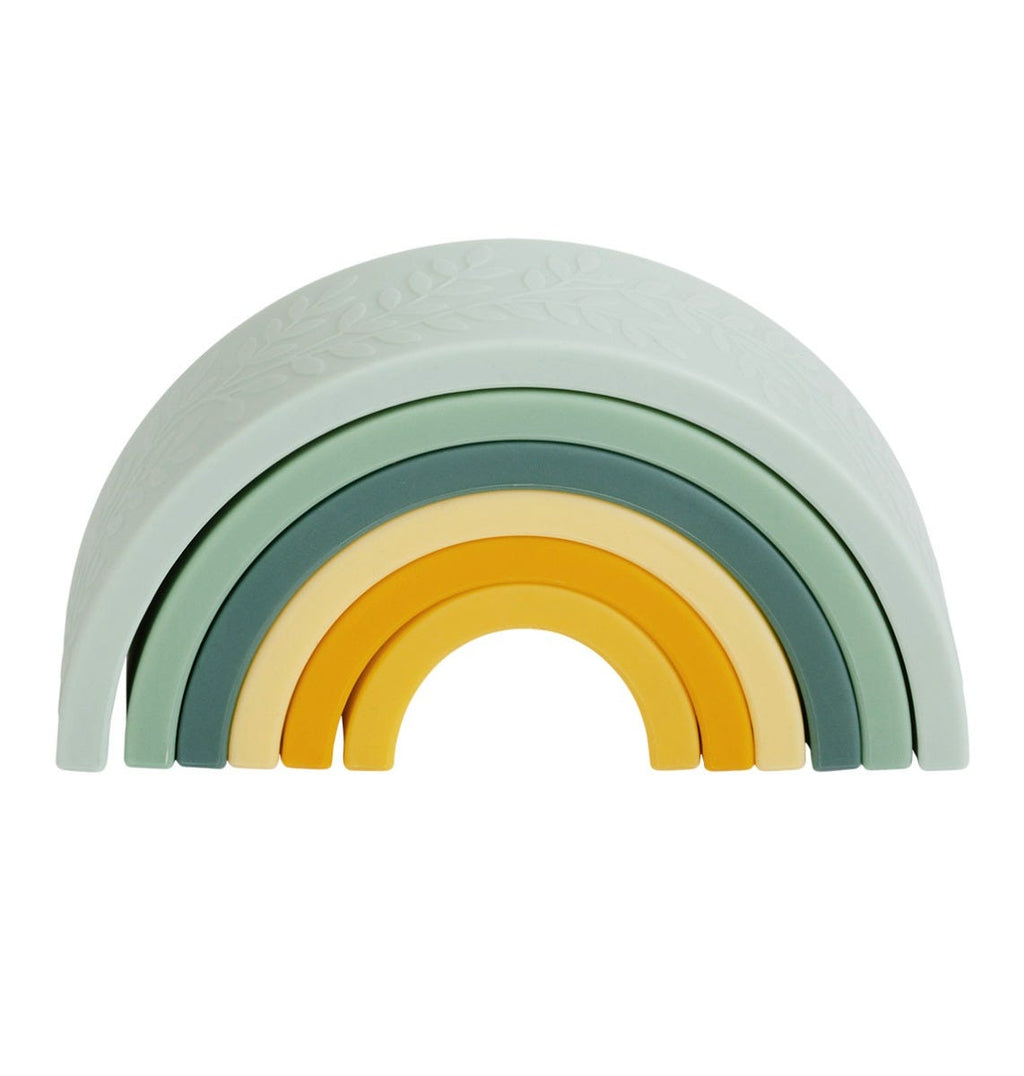 Regenboog stapelspeelgoed: sage