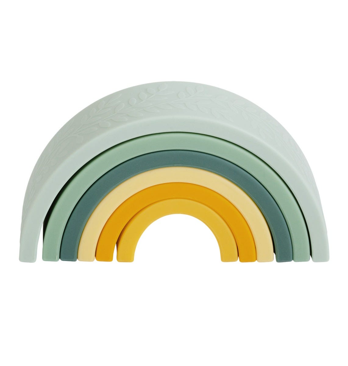 Regenboog stapelspeelgoed: sage