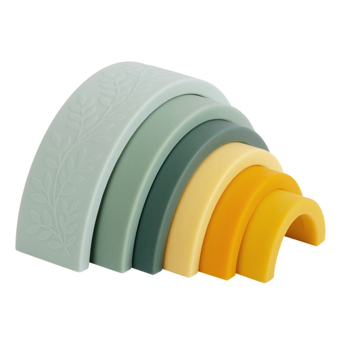 Regenboog stapelspeelgoed: sage