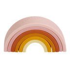 Regenboog stapelspeelgoed: sunset
